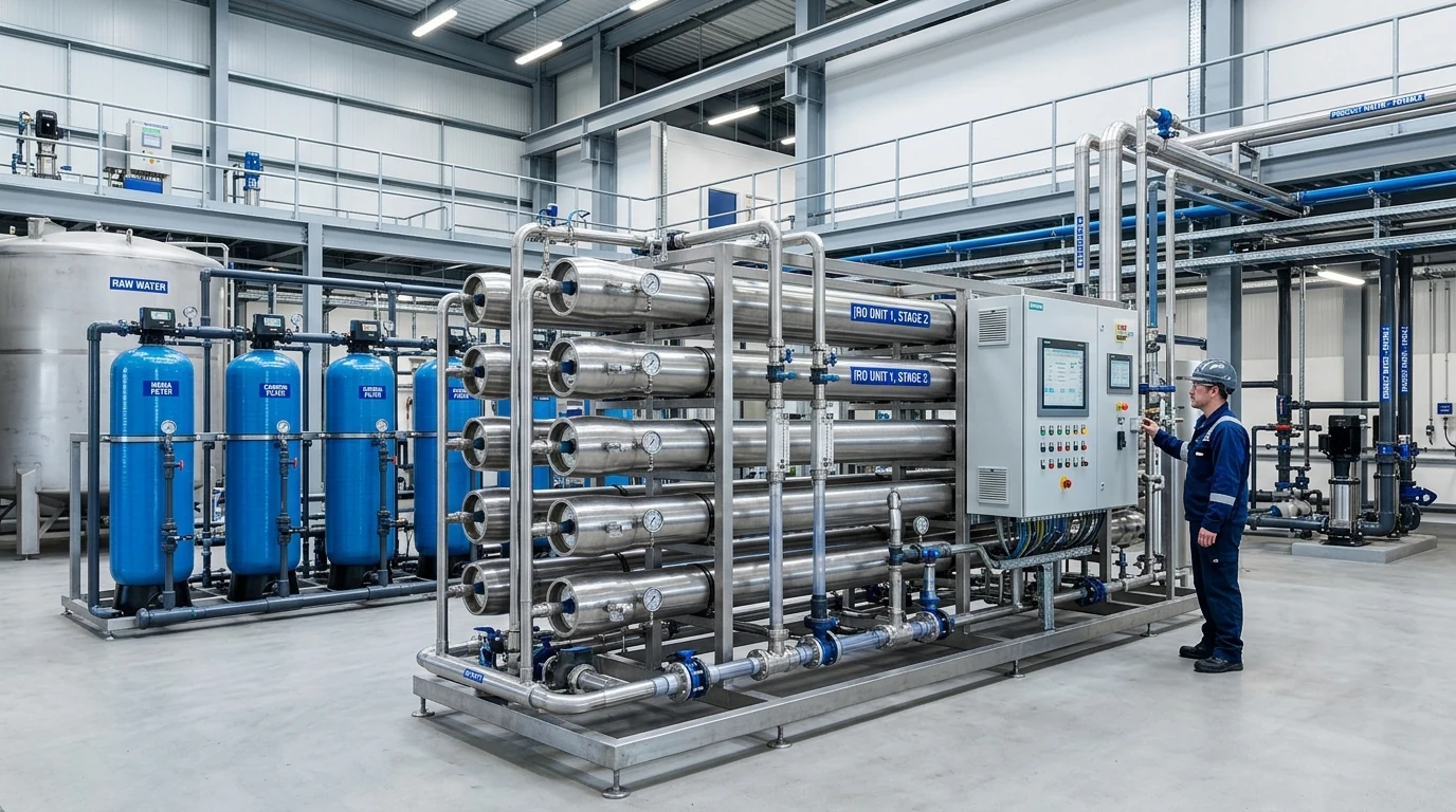 Commercial and industrial water treatment engineering