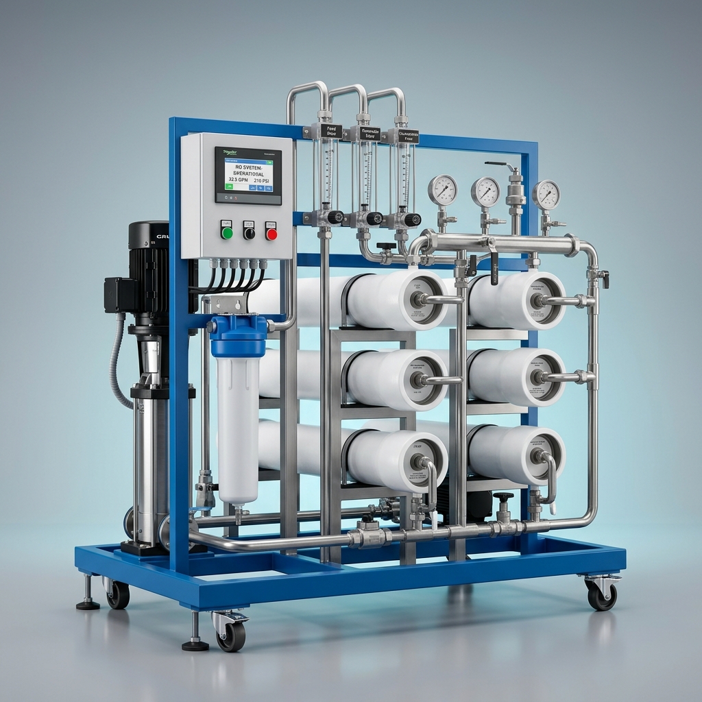 Industrial RO Plant Skid